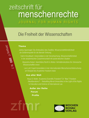 cover image of Die Freiheit der Wissenschaften